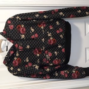 Vans sweatshirt hoodie flowers sz.M